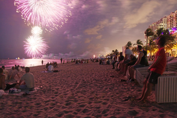 Miami Beach fireworks 4th july