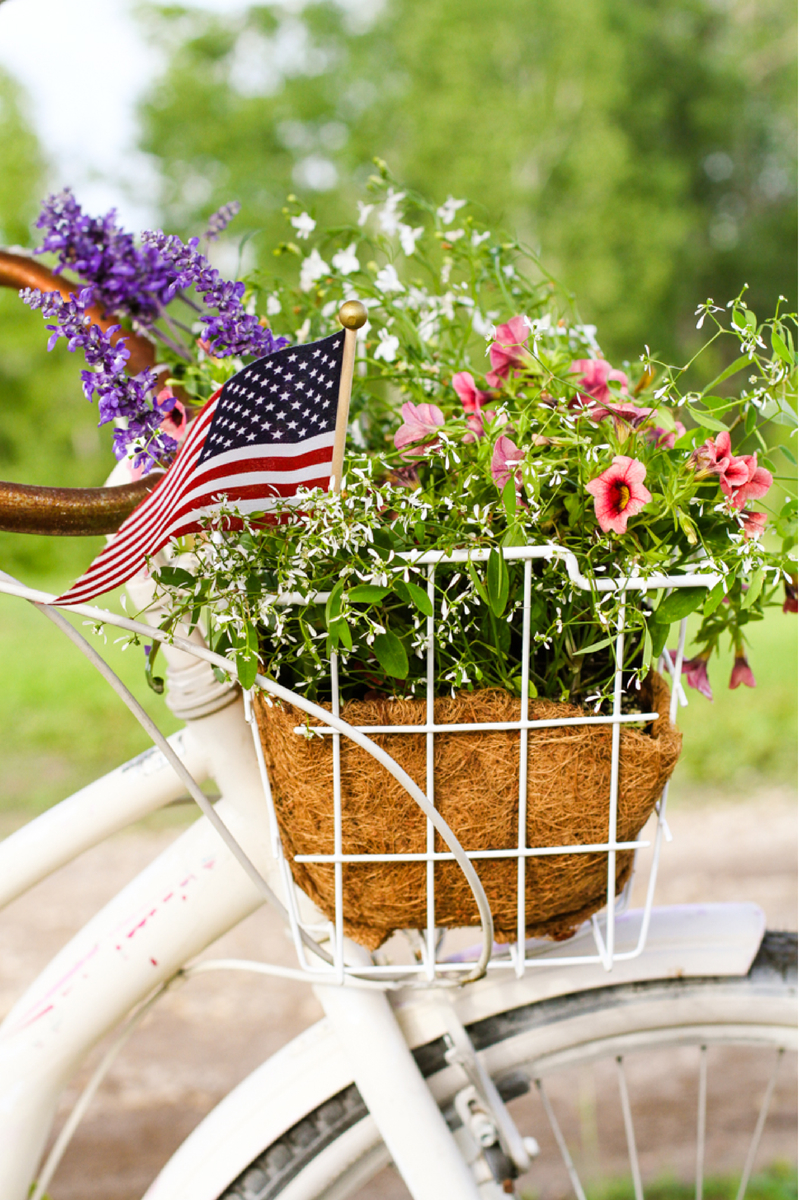 4th July Flowers Baskets 02