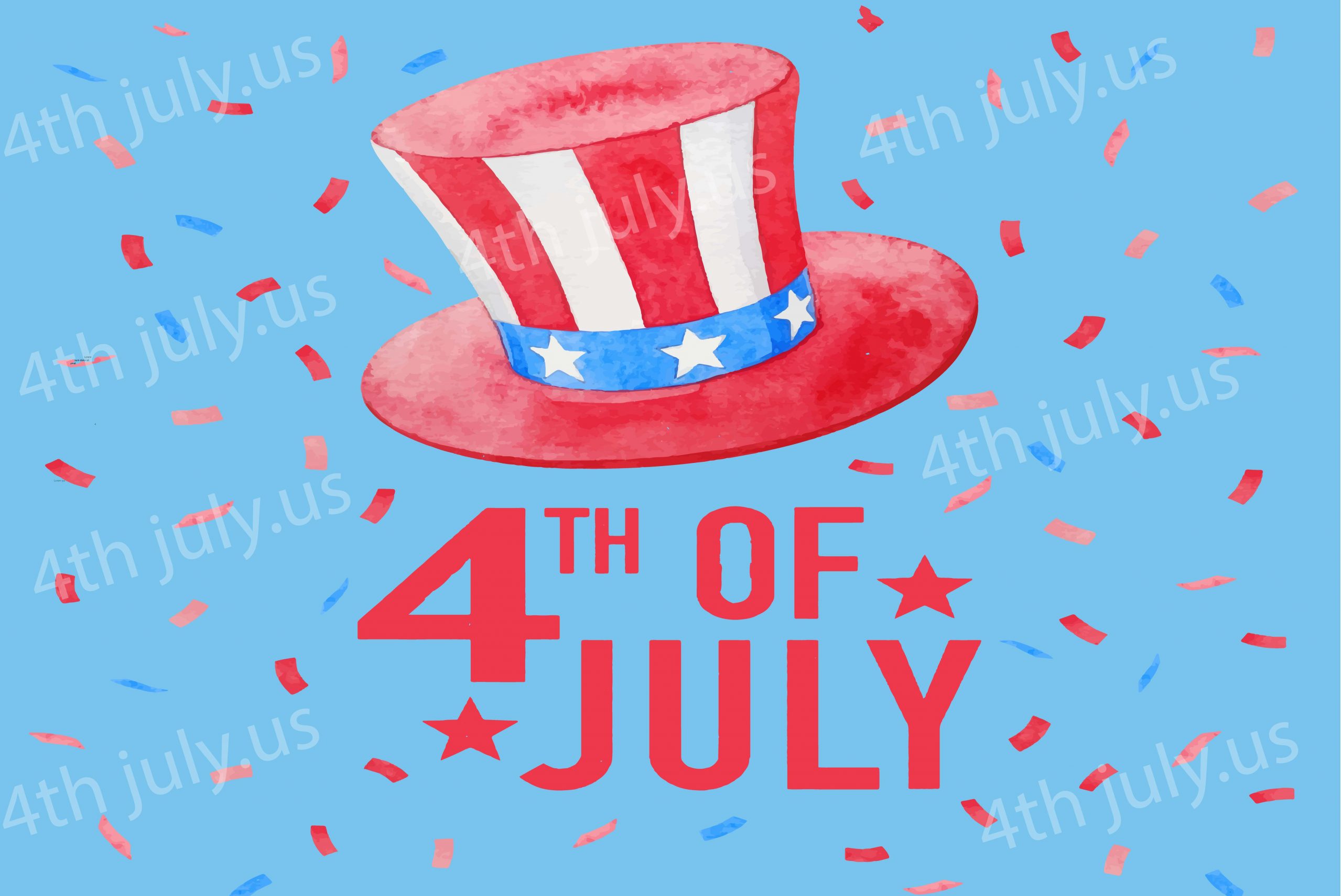 4th Of July USA Hats